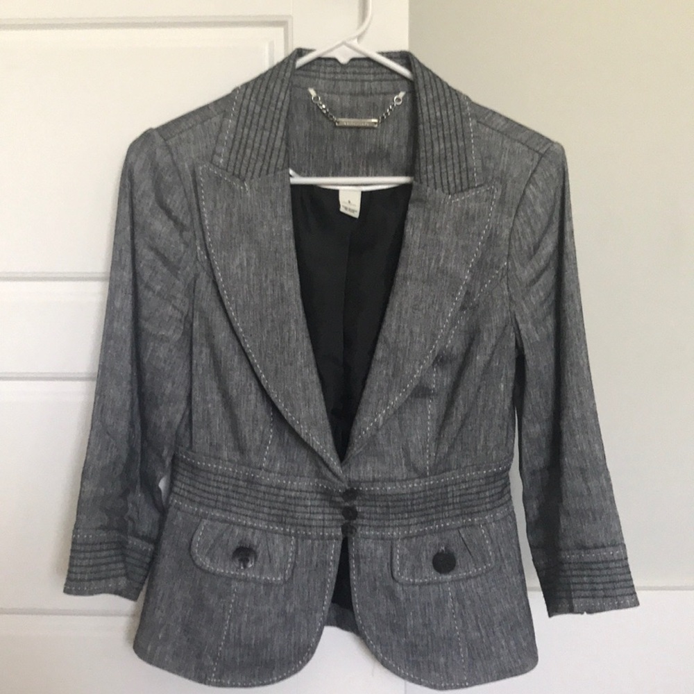White House Black Market Gray blazer